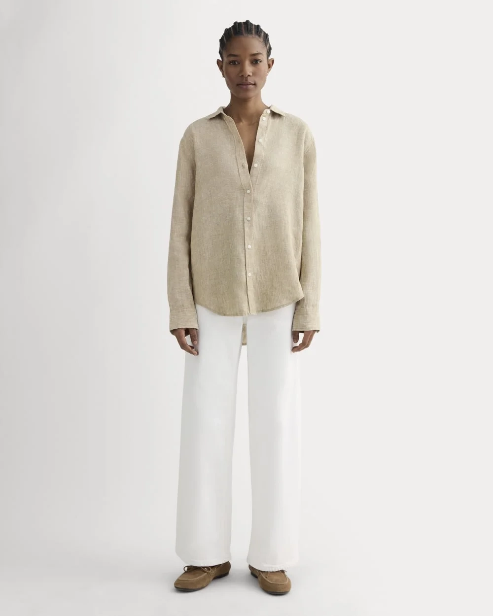The Must-Have Shirt in Linen | Cornstalk Chambray (3)