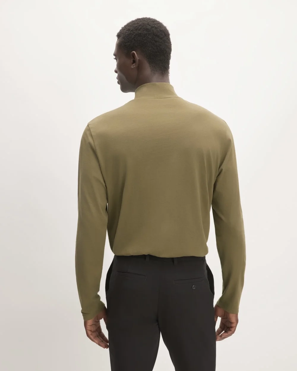 The Organic Cotton Long-Sleeve Turtleneck | Beech (2)