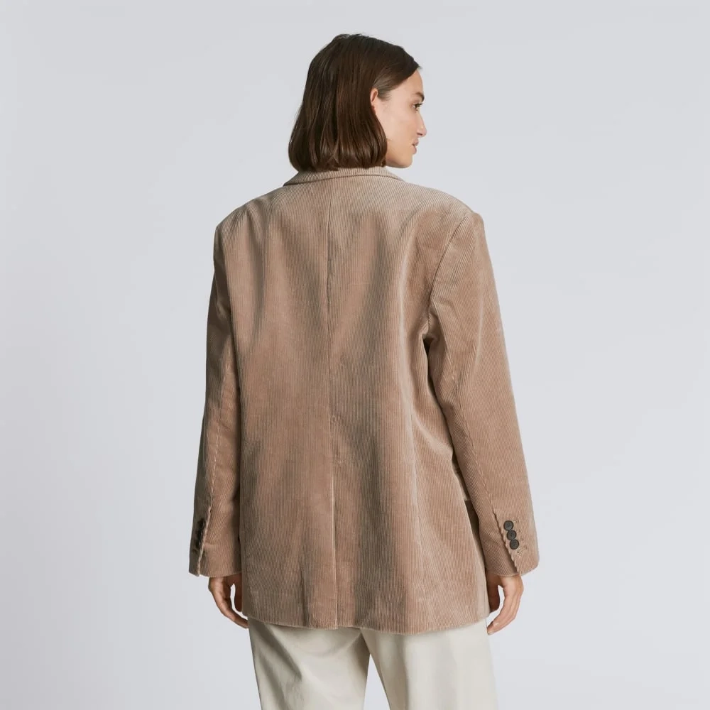 The Corduroy ’80s Blazer | Taupe Grey (2)