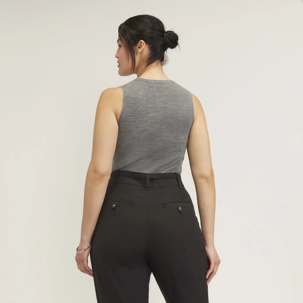 The Tank in Ultrasoft Merino | Heather Mid Grey (3)