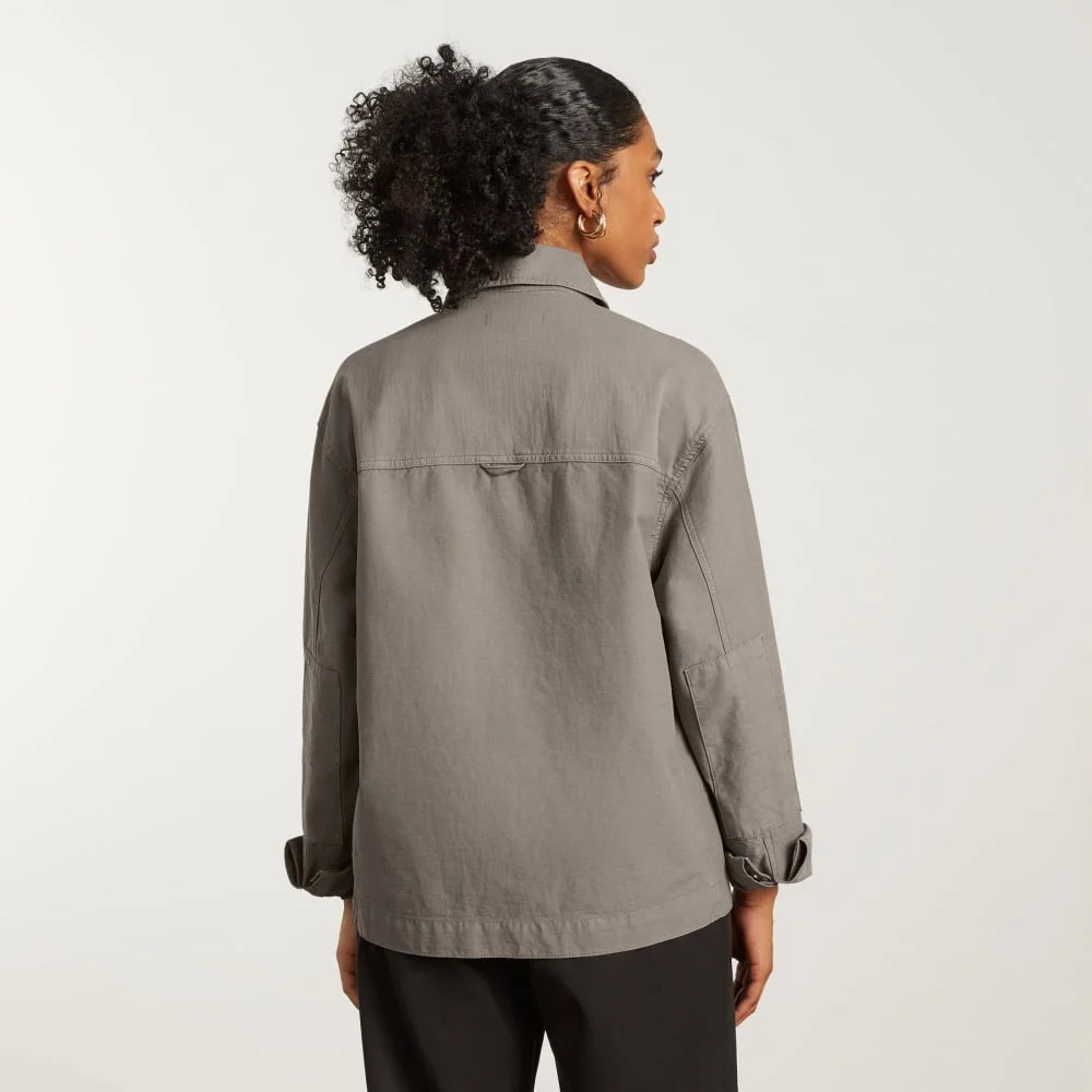 The Everyone Spring Shirt Jacket | Clay (2)