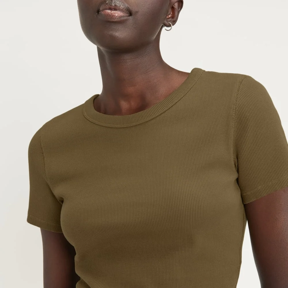 The ’90s Rib Tee | Beech (2)