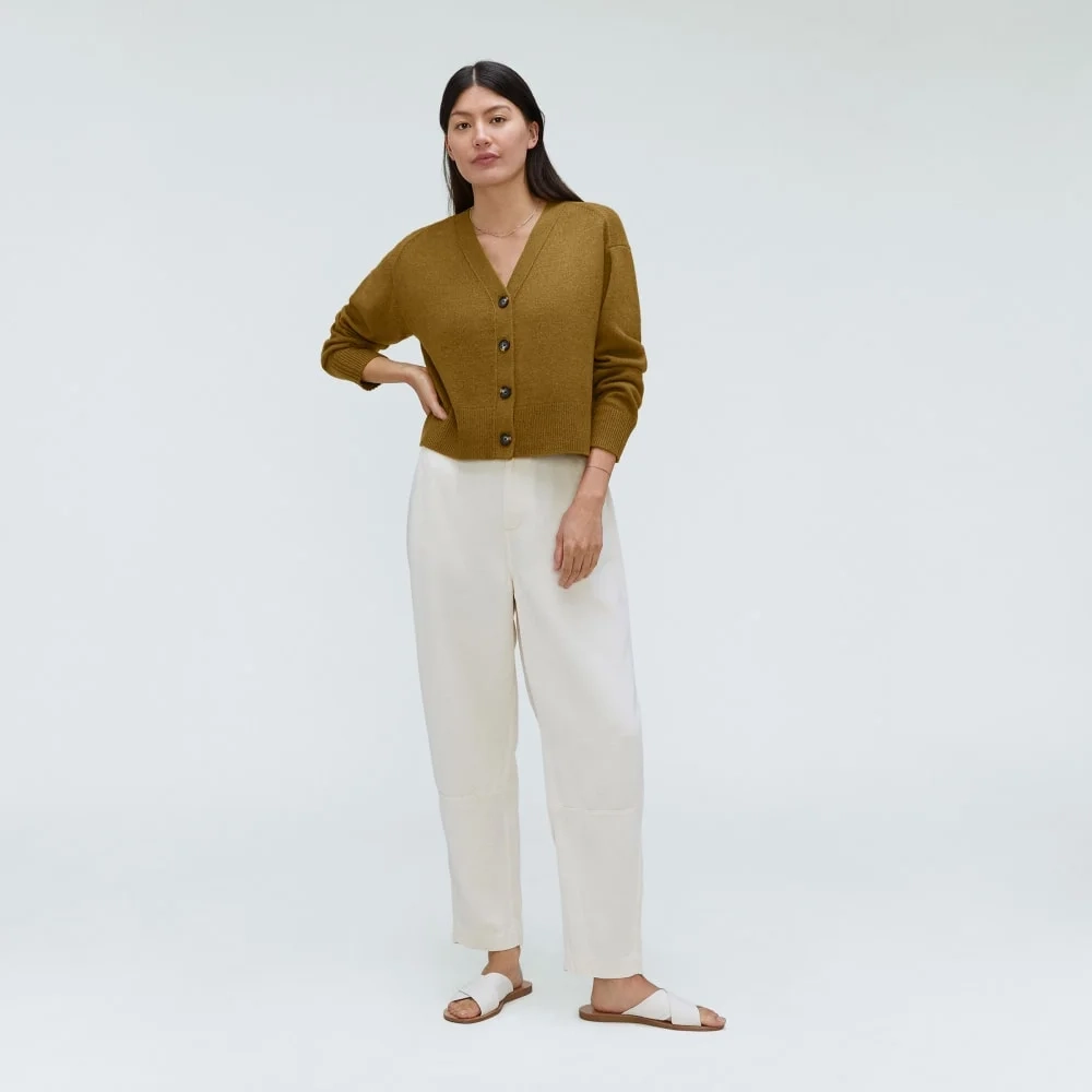 The Cashmere Cardigan | Tapenade (2)