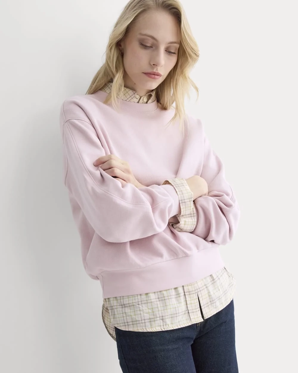 Lightweight Terry Blouson Crew | Burnished Lilac (2)