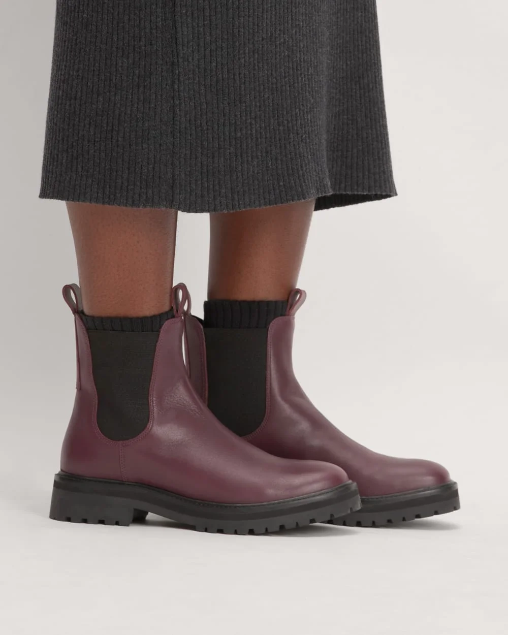 The Lug Chelsea Boot | Bordeaux (2)