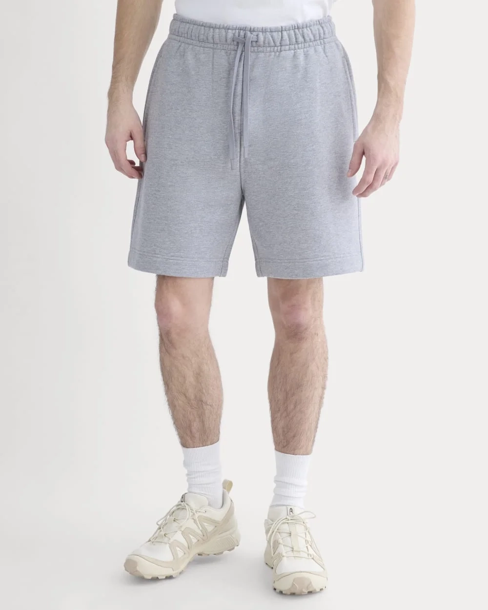 Luxe Fleece Easy Short | Vintage Heather Grey (2)