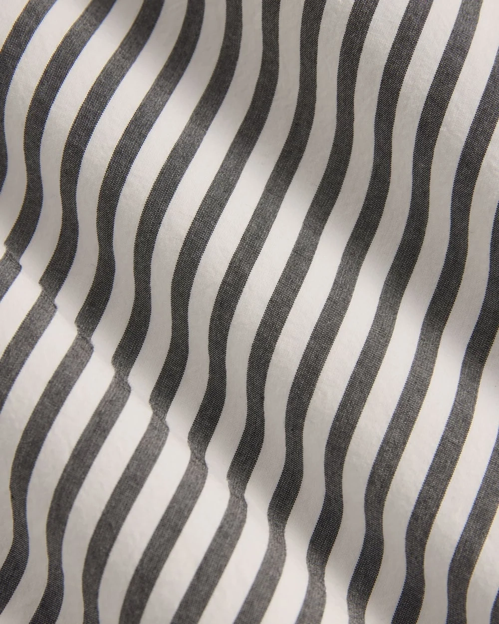 The Midi Skirt in Ultrasoft Cotton | Optic White / Black (2)