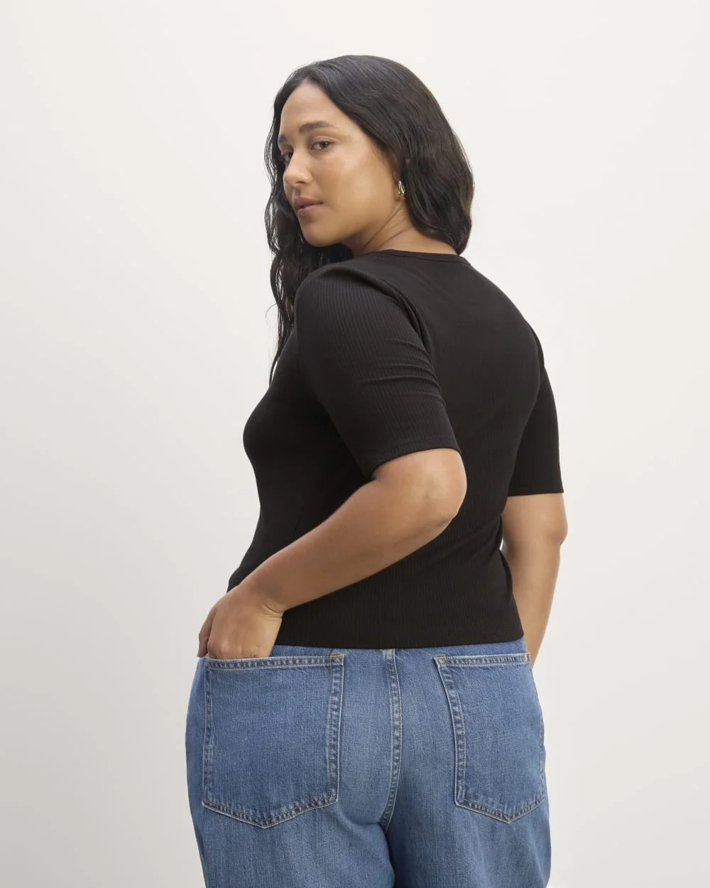 The Shimmy Tee | Black (2)