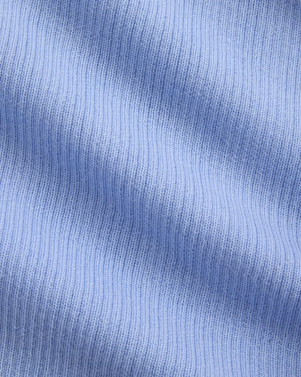 The Cropped Crew Top in Ultrafine Merino | Open Air Blue (2)