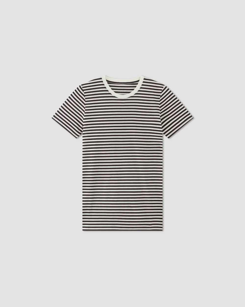 The Organic Cotton Crew Tee | Black / Bone (2)