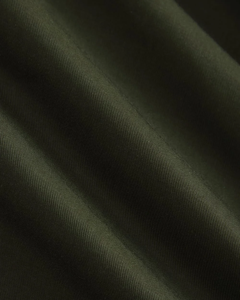 Wide-Leg Trouser in Buttersmooth | Dark Green | 30" Inseam (2)