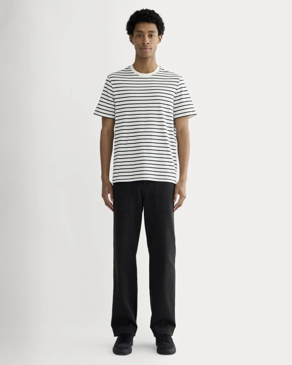 The Essential Organic Crew | Bone / Black (2)