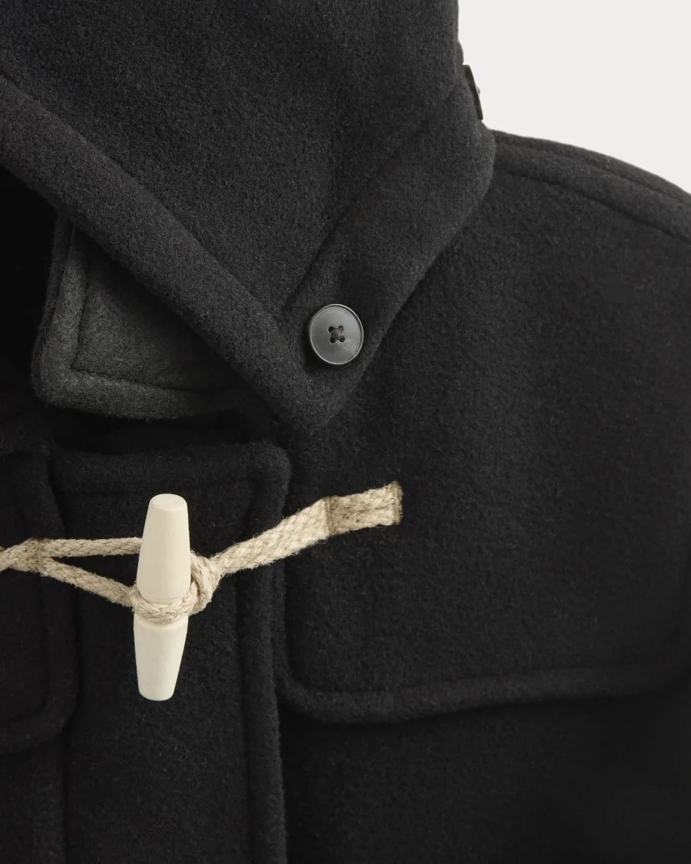 The ReWool Duffle Coat | Black (2)