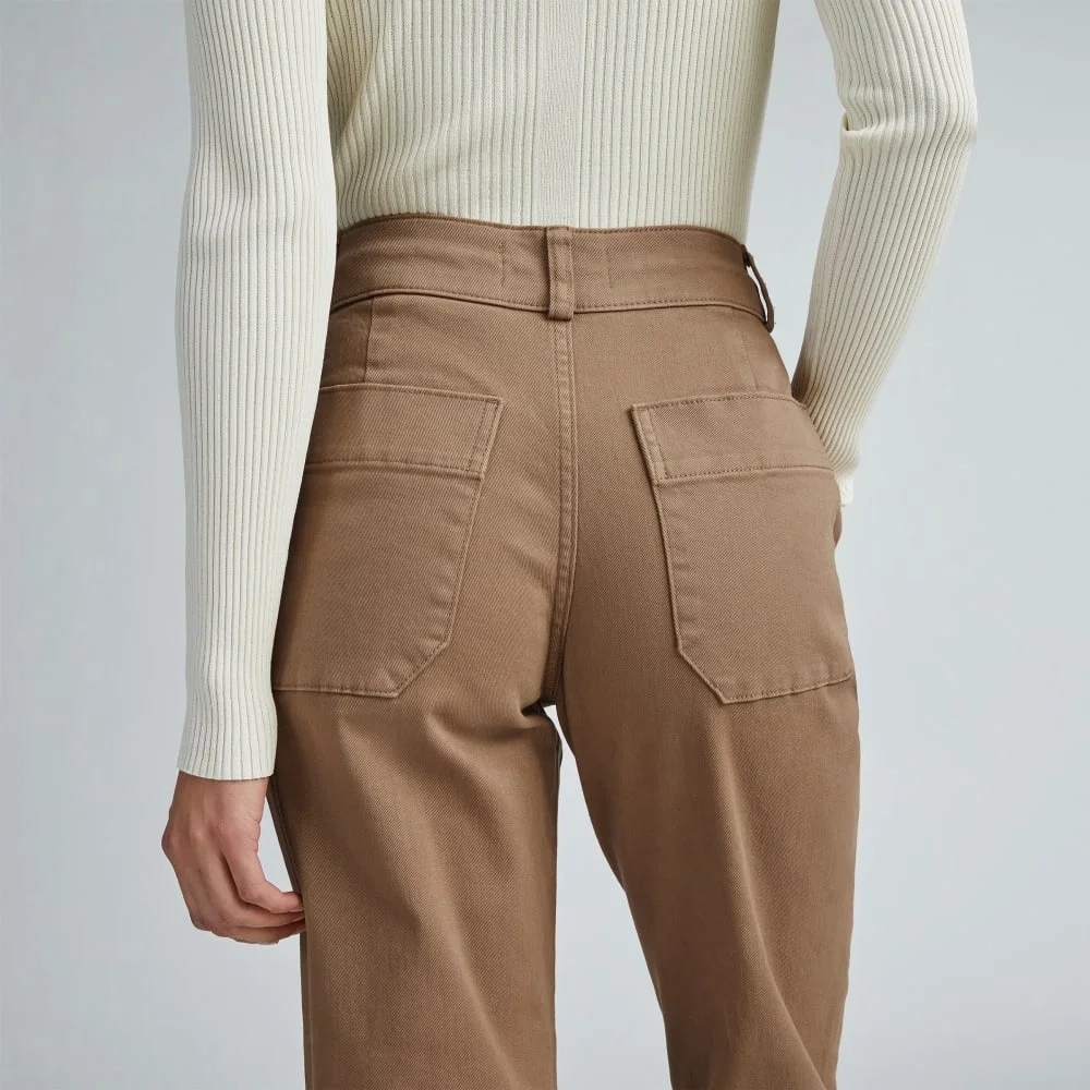 The Organic Straight-Leg Pant | Toasted Coconut (2)