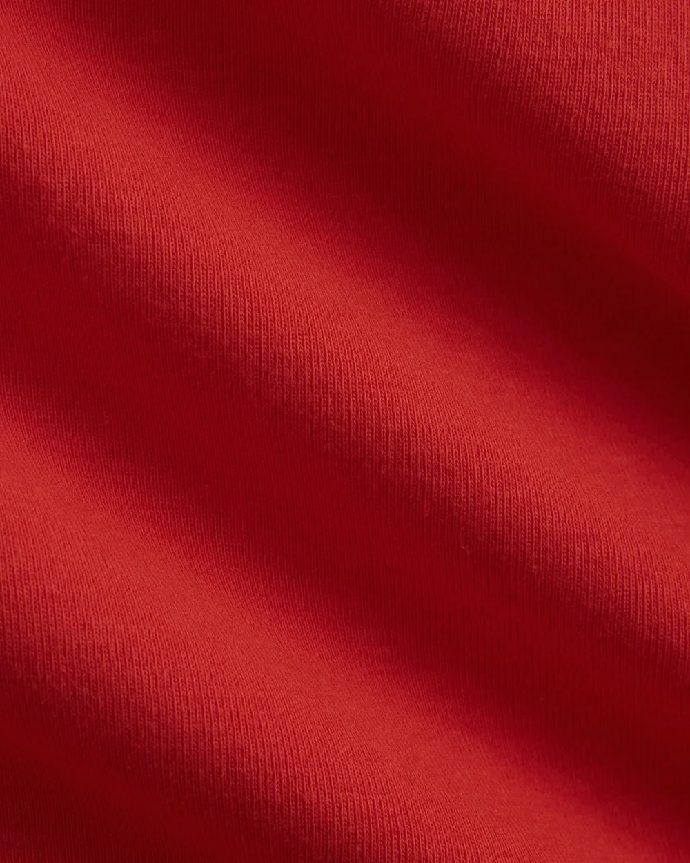 RetroSoft Cotton Square-Neck Tee | Fiery Red (2)