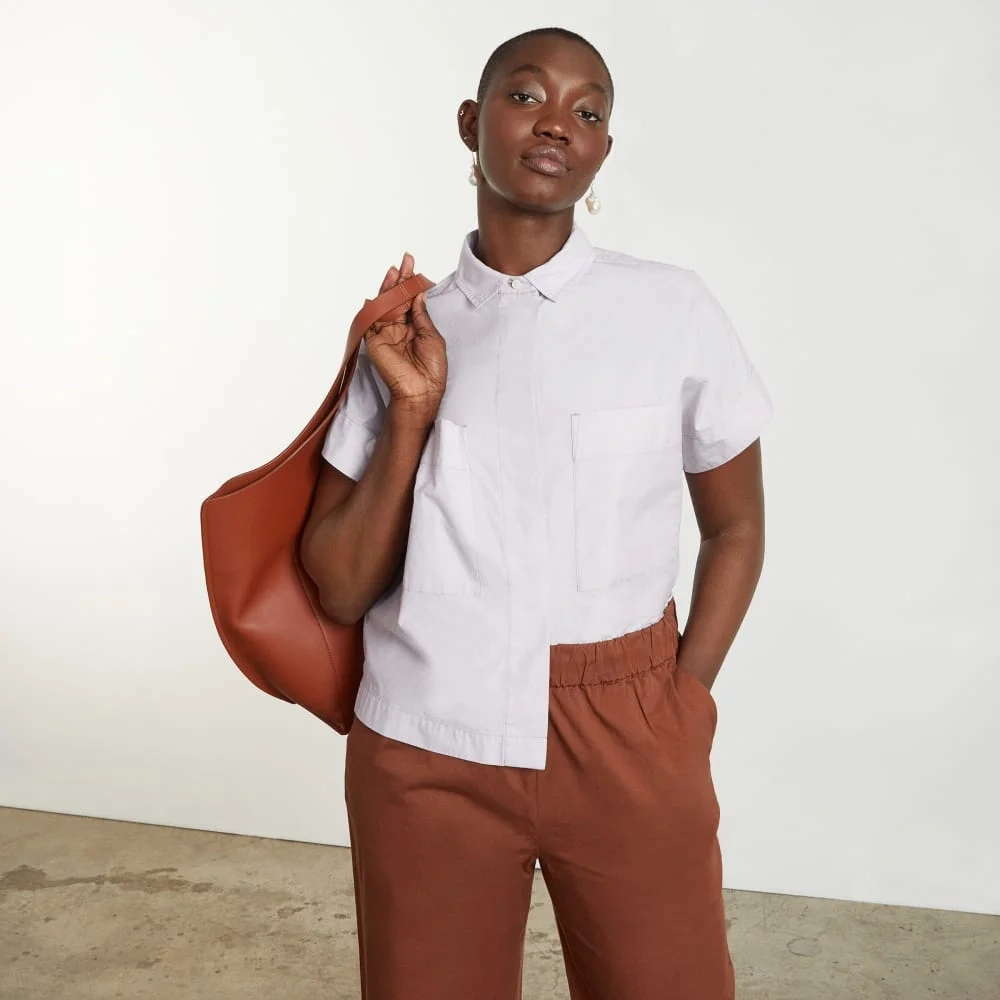 The Short-Sleeve Box Shirt | Dusty Lavender (4)