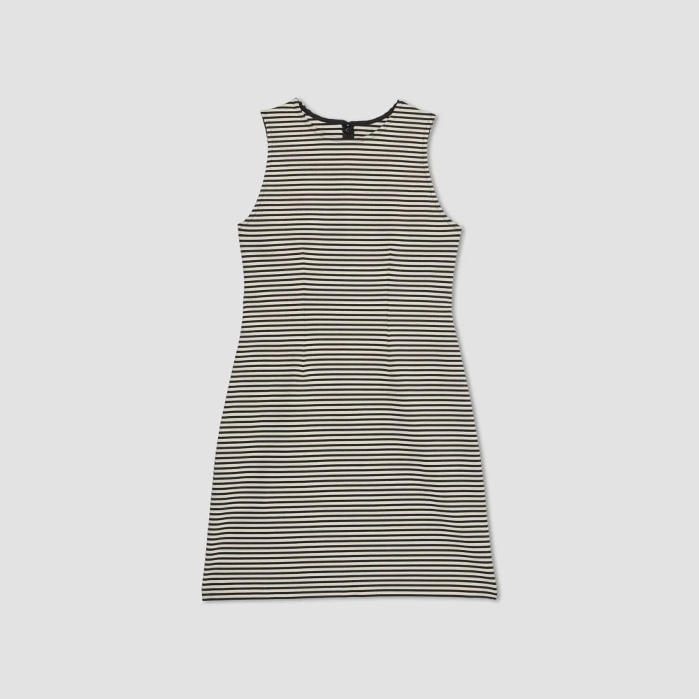 The Dream '90s Shift Dress | Parchment / Black (2)