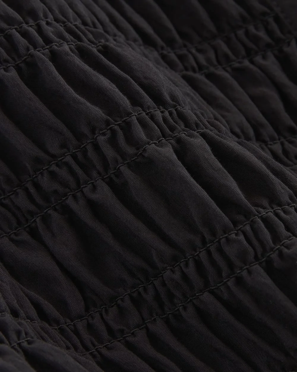 The Smocked Cardigan | Black (2)