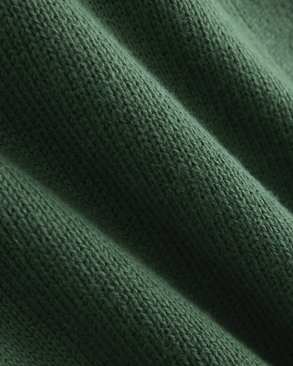 Cropped Cardigan in Everyday Cotton | Hunter Green (2)