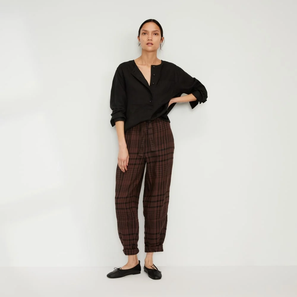 The Linen Popover Shirt | Black (3)