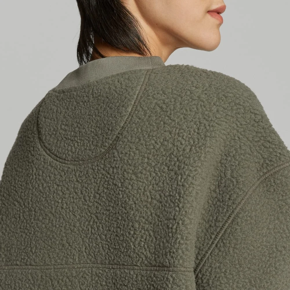 The ReNew Teddy Oversized Crew | Kalamata (2)
