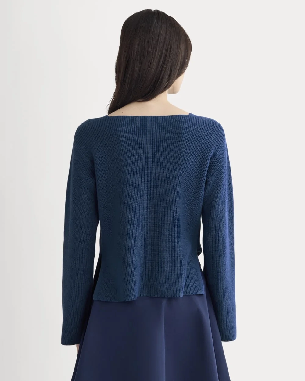 The Boatneck Top in Everyday Cotton | Deep Lazuli Blue (2)