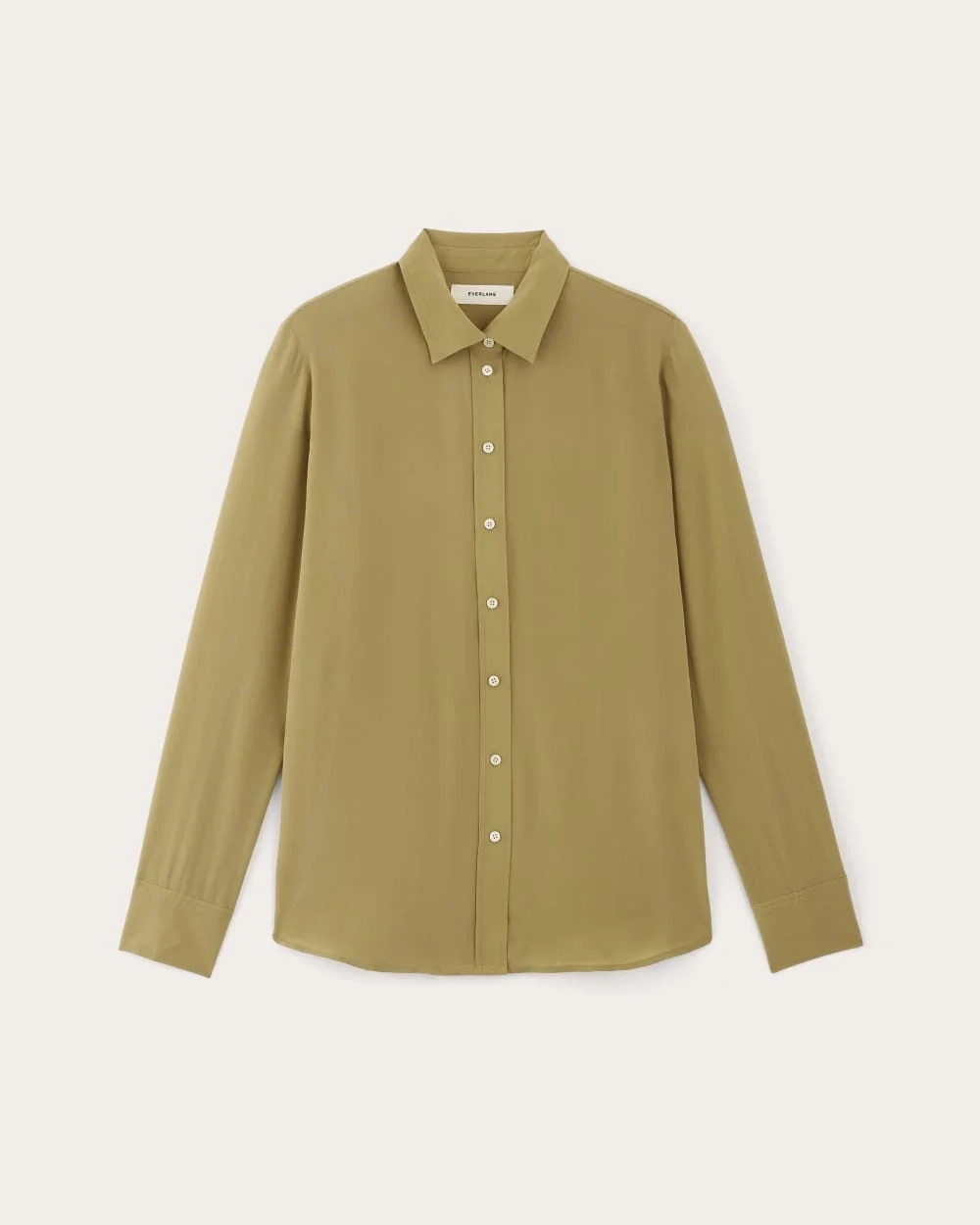 The Must-Have Shirt in Washable Silk | Fennel Seed (2)