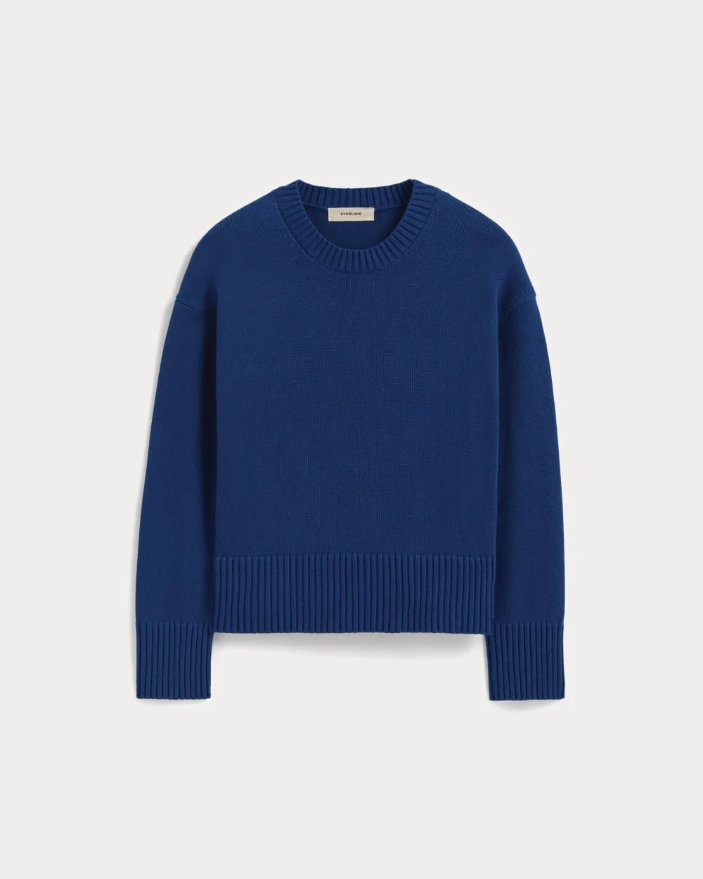 The Boxy Sweater in Everyday Cotton | Bright Cobalt (3)