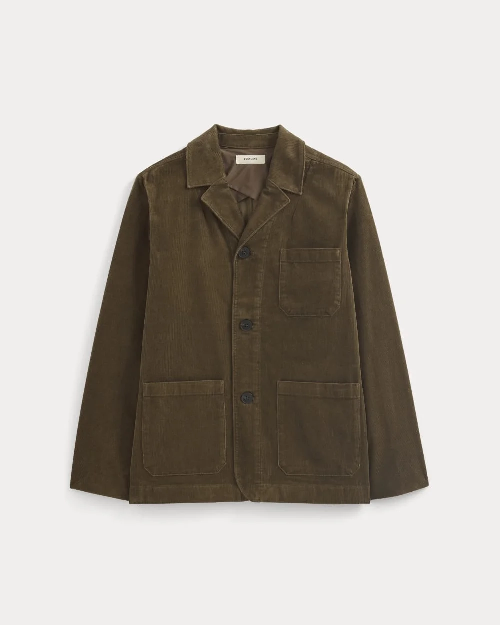 Fine Wale Corduroy Chore Blazer | Cocoa (2)