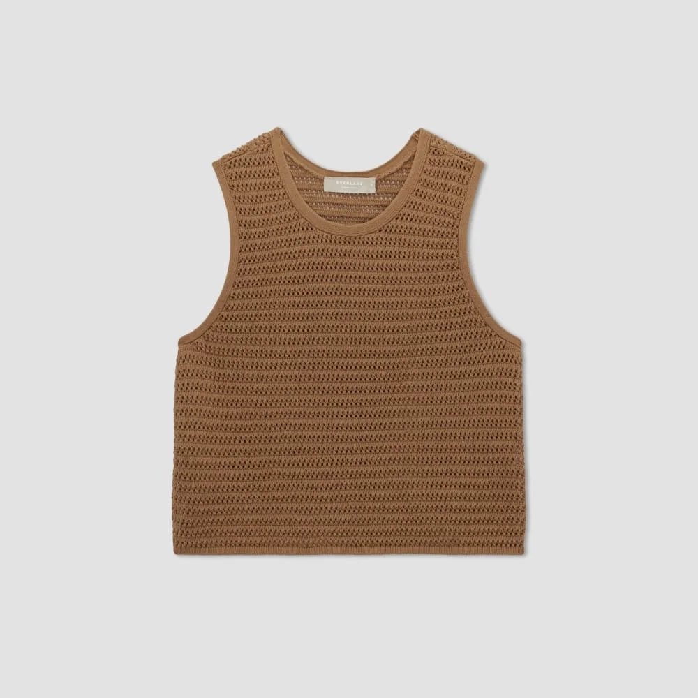 The Crochet Knit Cami | Toasted Coconut (2)