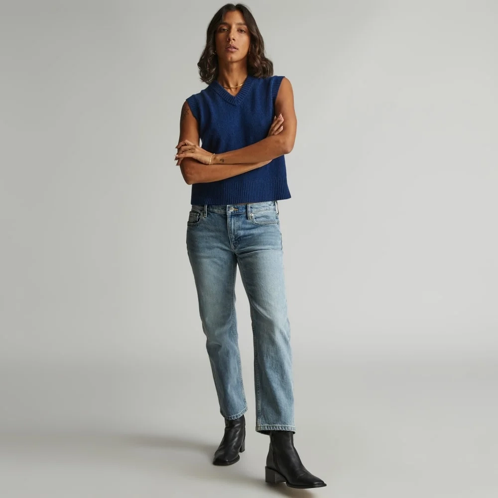The Low-Rise Shortie Jean | Vintage Light (2)