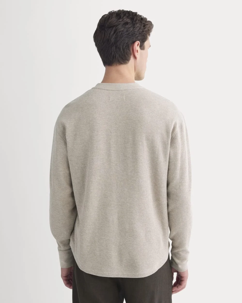 Thermal Henley in Cozy Waffle | Heathered Oatmeal (3)