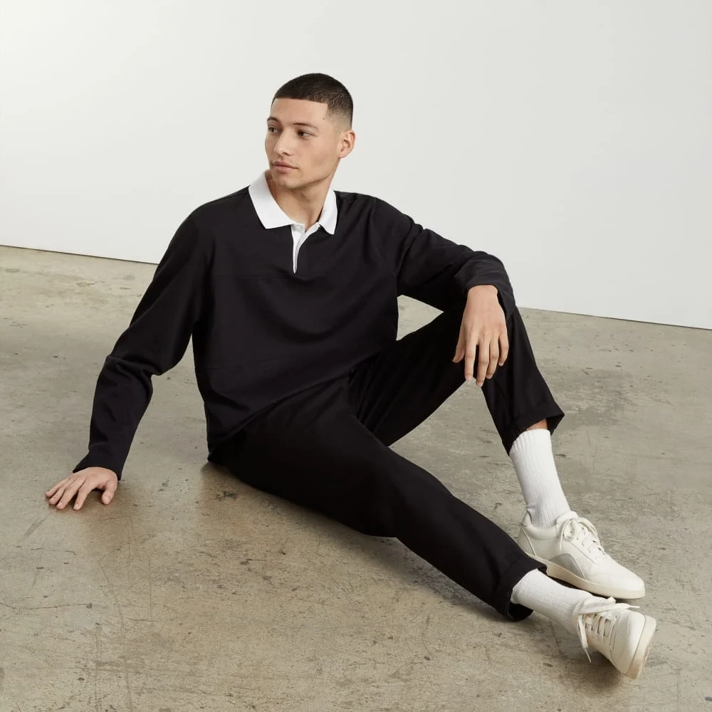 The Premium-Weight Rugby Shirt | Black (2)
