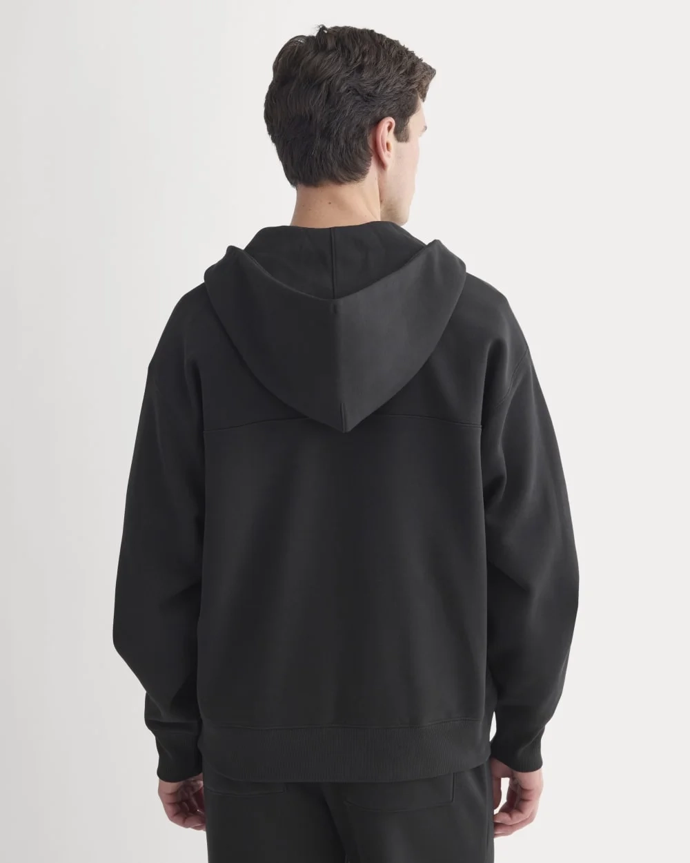 Luxe Fleece Full-Zip Hoodie | Black (3)