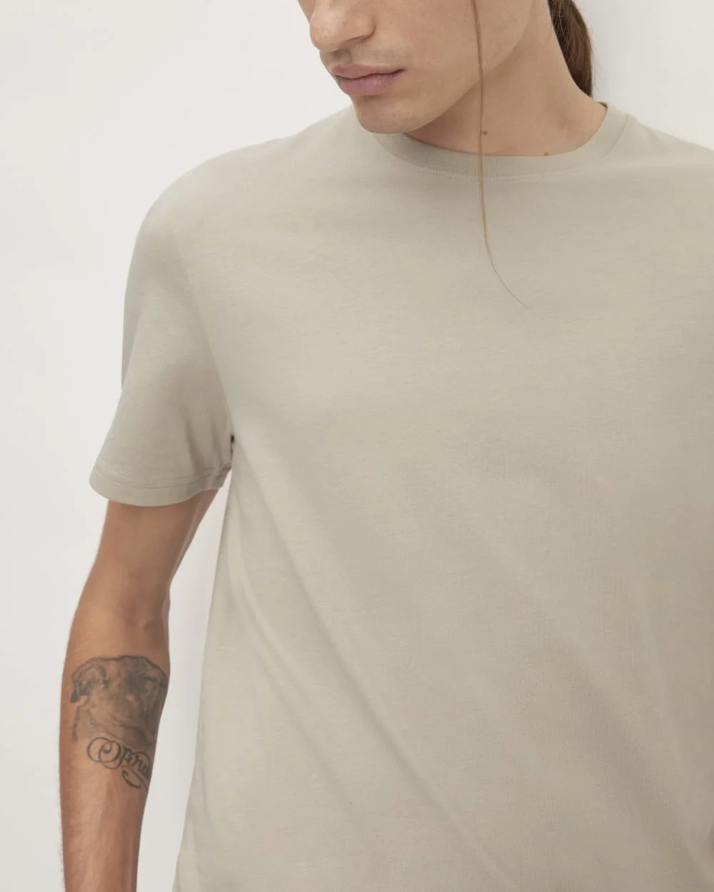 The Essential Organic Crew | Trench Coat Khaki (2)