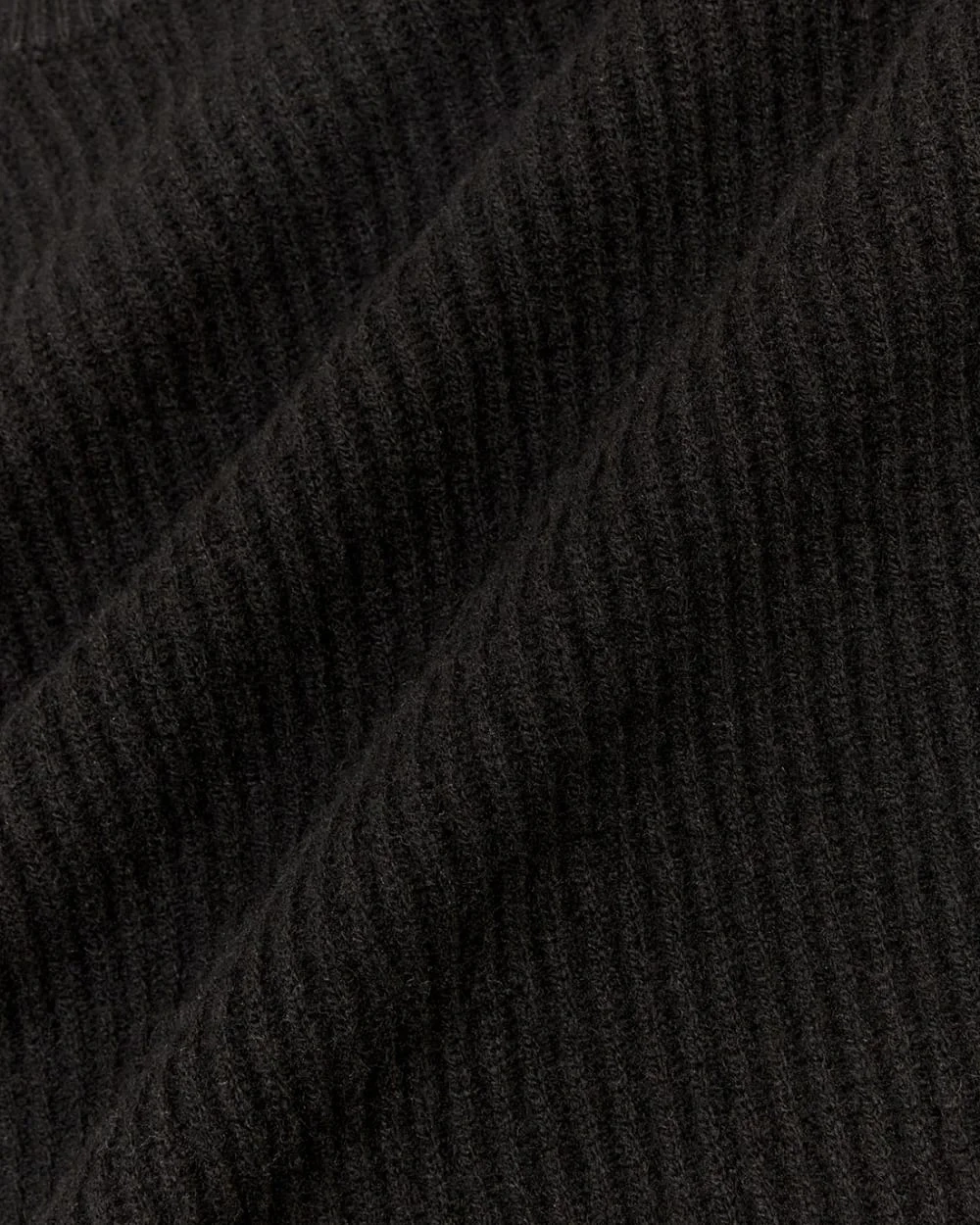 The Fisherman Crew in Wool Cashmere | Black (2)