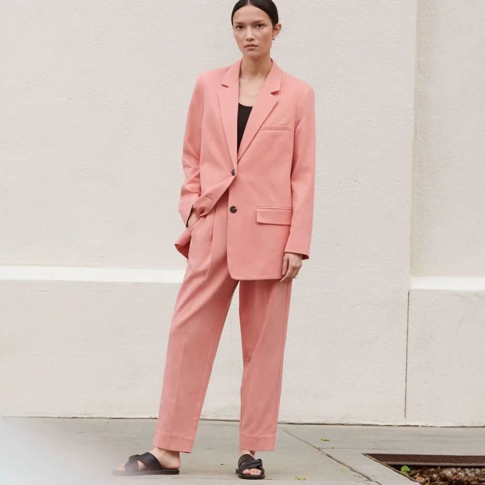 The Oversized Blazer in Buttersmooth | Tawny Pink (3)