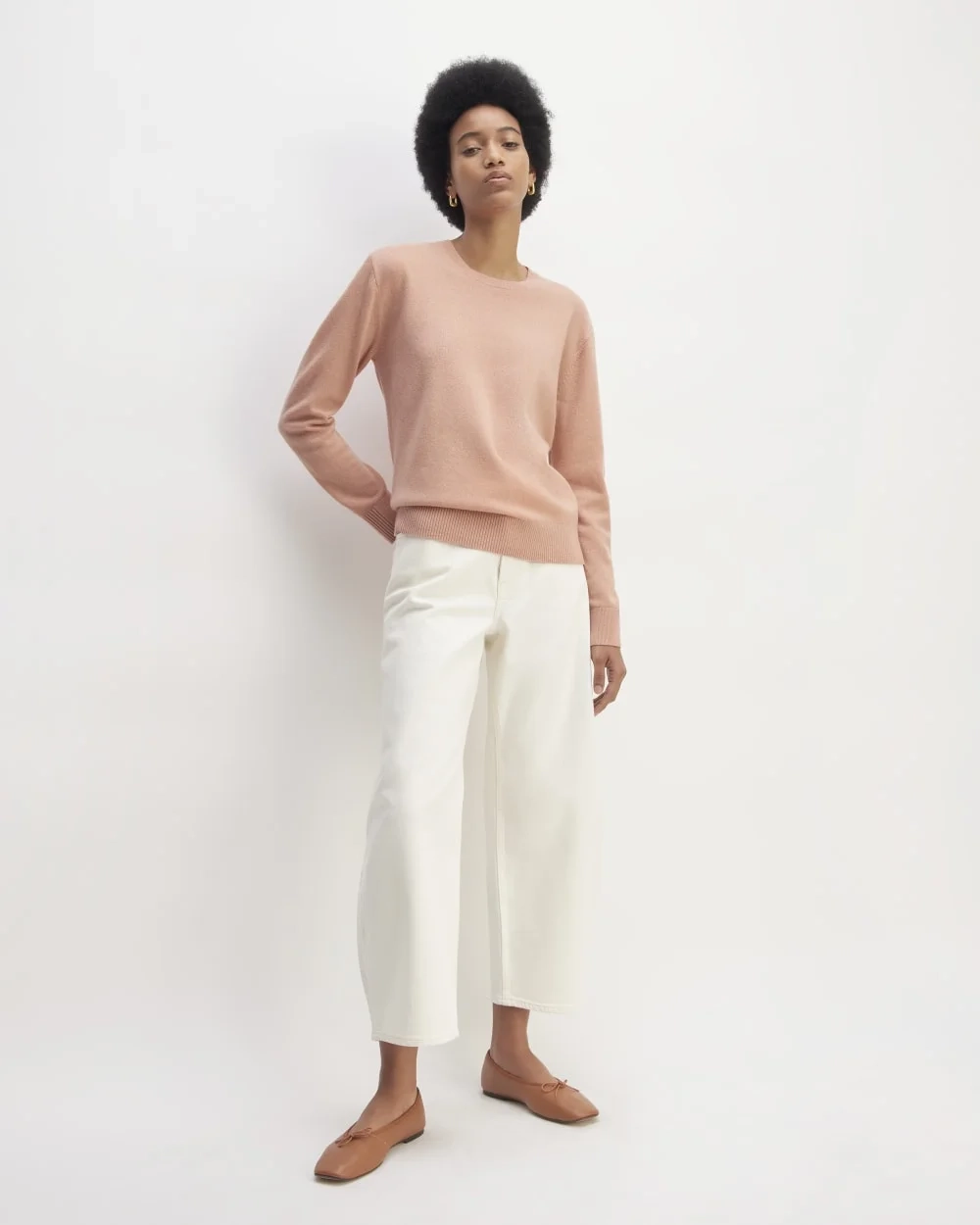 The Classic Crew in Cashmere | Blush Pink (2)