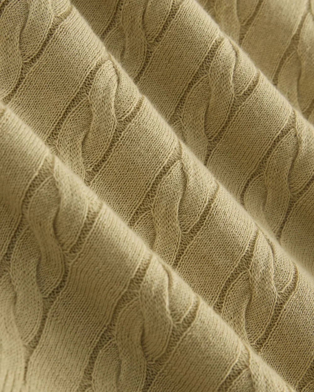 The Cable Crew in Cotton Cashmere | Classic Khaki (3)