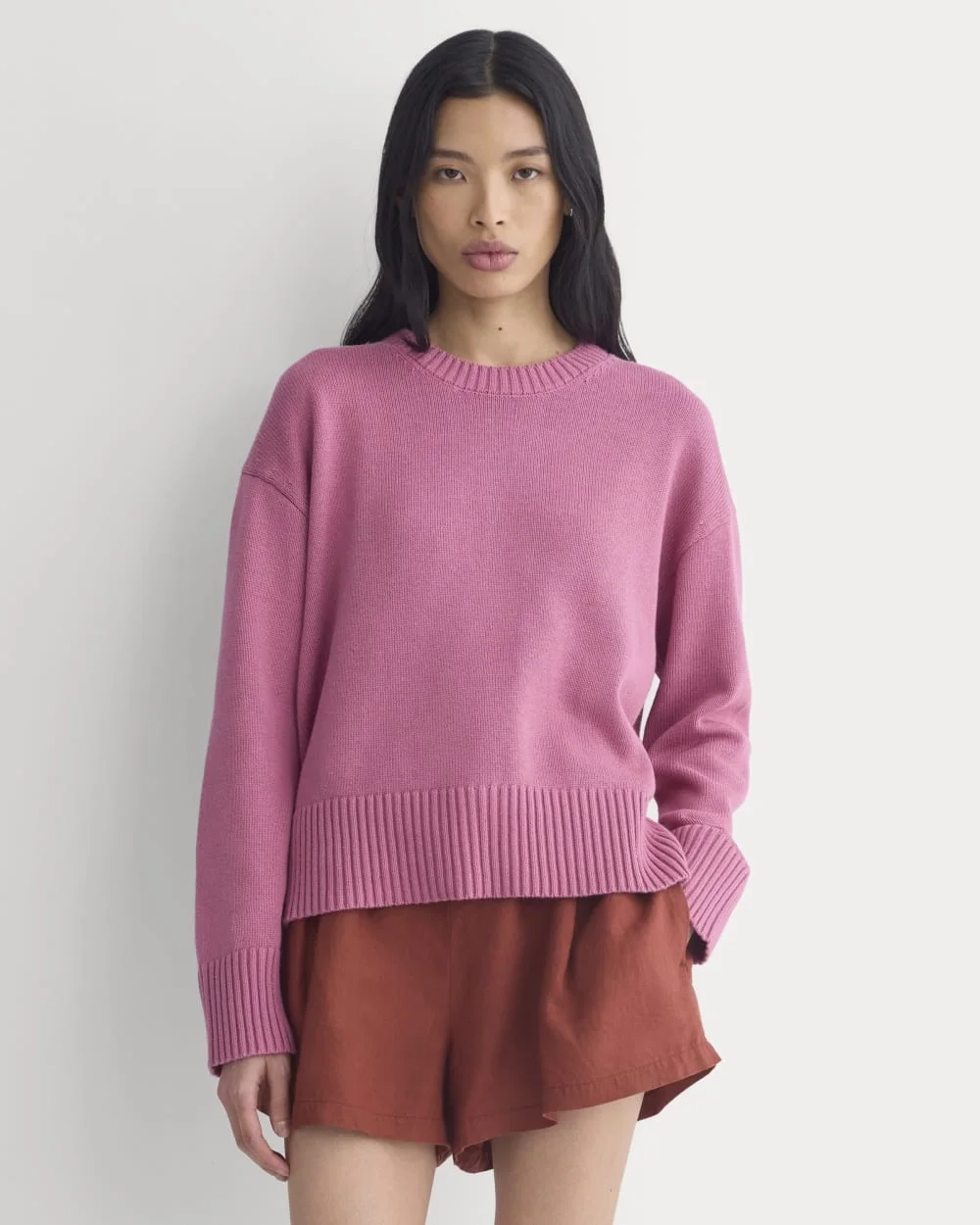 The Boxy Sweater in Everyday Cotton | Heather Rose