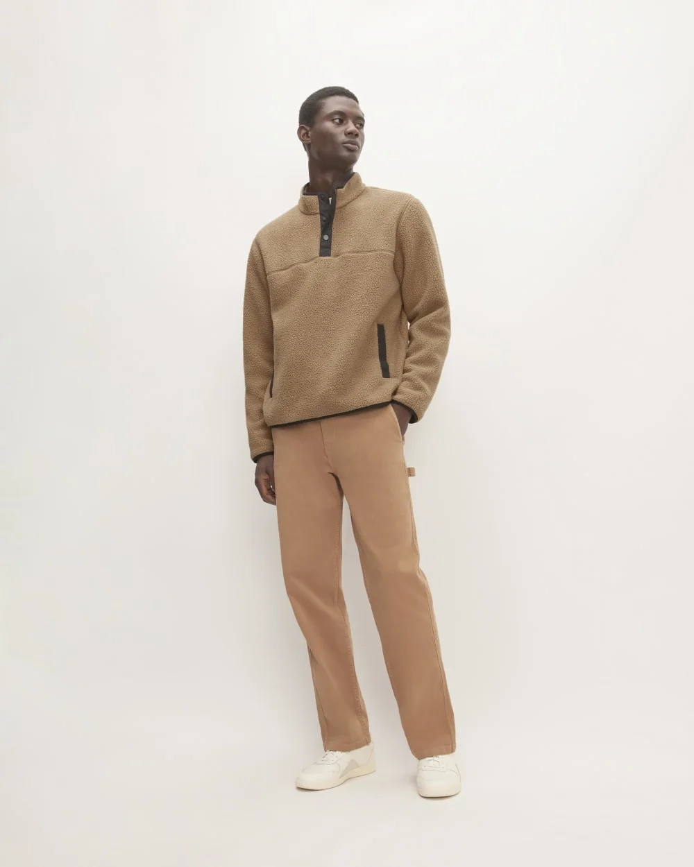 The ReNew Fleece Pullover | Tiger's Eye (3)
