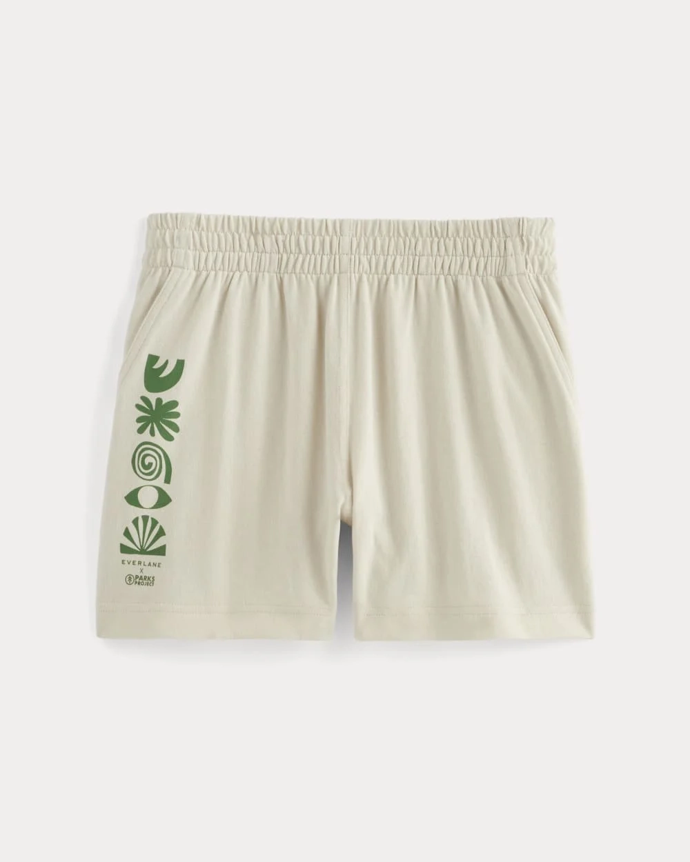 The Everlane x Parks Project Off-Duty Short | Natural / Green (2)