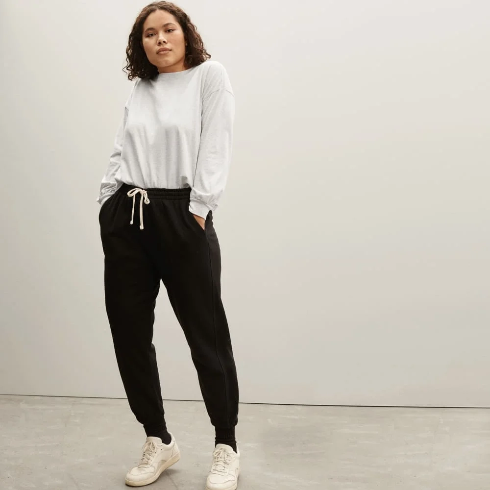 The Organic Cotton Long-Sleeve Tee |  Heathered Grey (3)