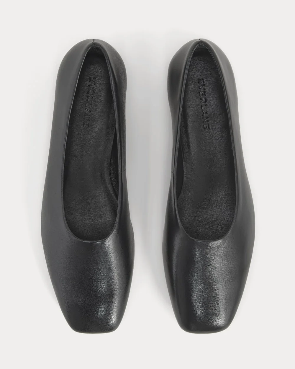 Gallery Square-Toe Flat | Black (2)