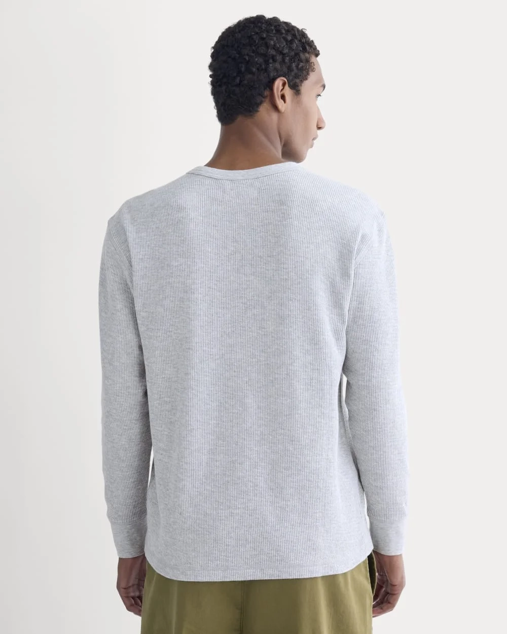 Thermal Crew in Cozy Waffle | Soft Heather Grey (3)