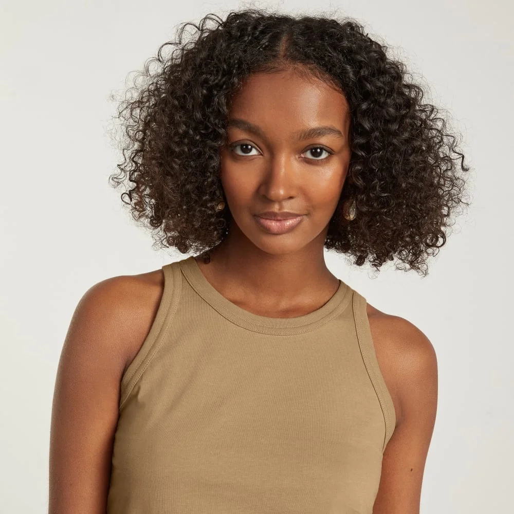 The Tank in Essential Cotton | Iced Coffee (2)