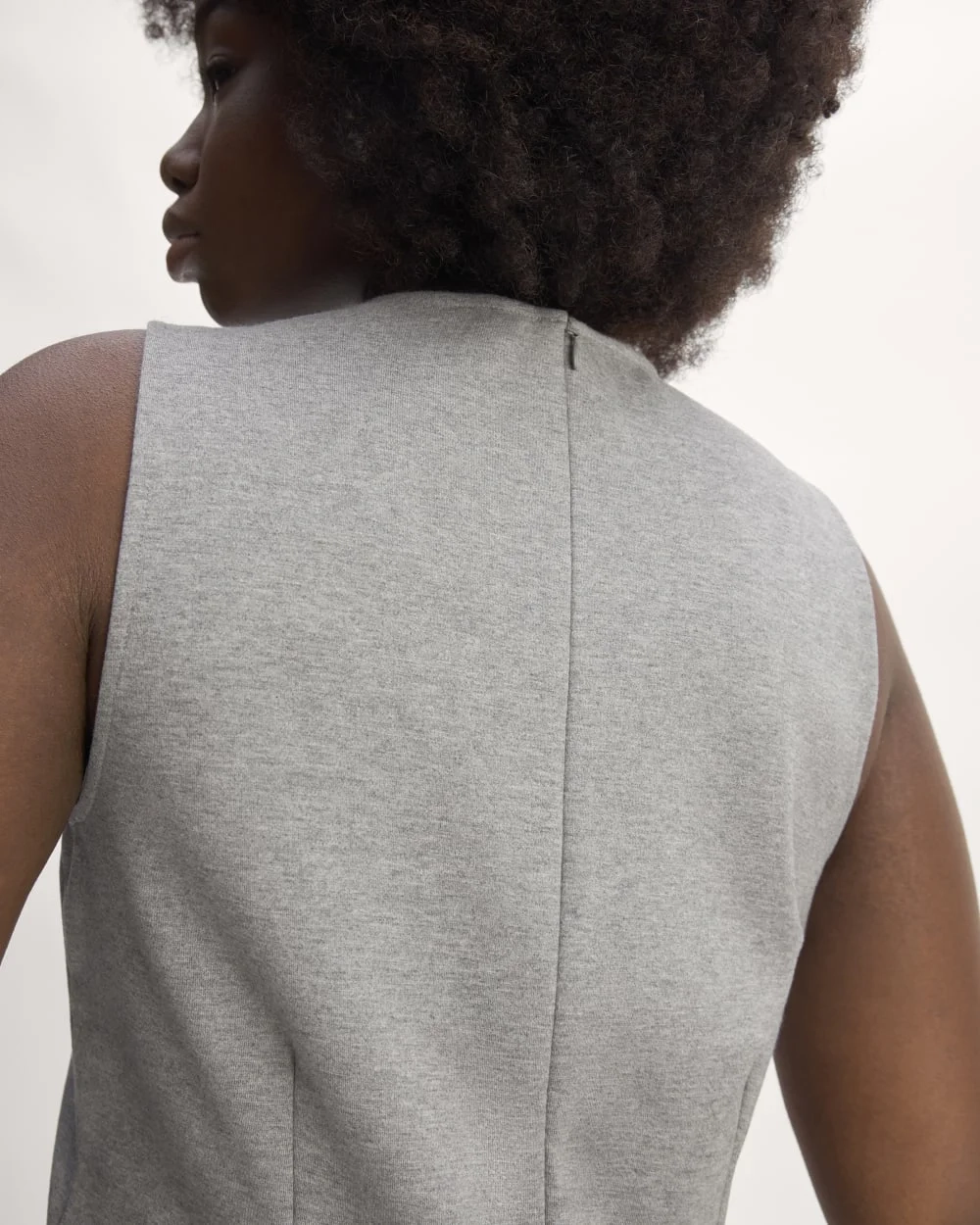 The Dream '90s Shift Dress | Mid Heather Grey (2)
