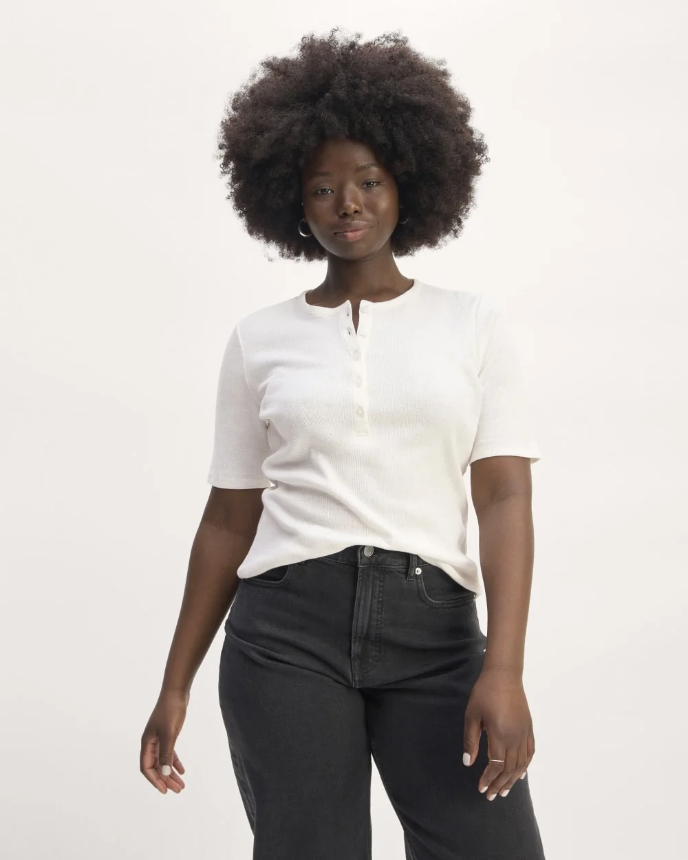The Vintage Rib Henley | Bone (2)