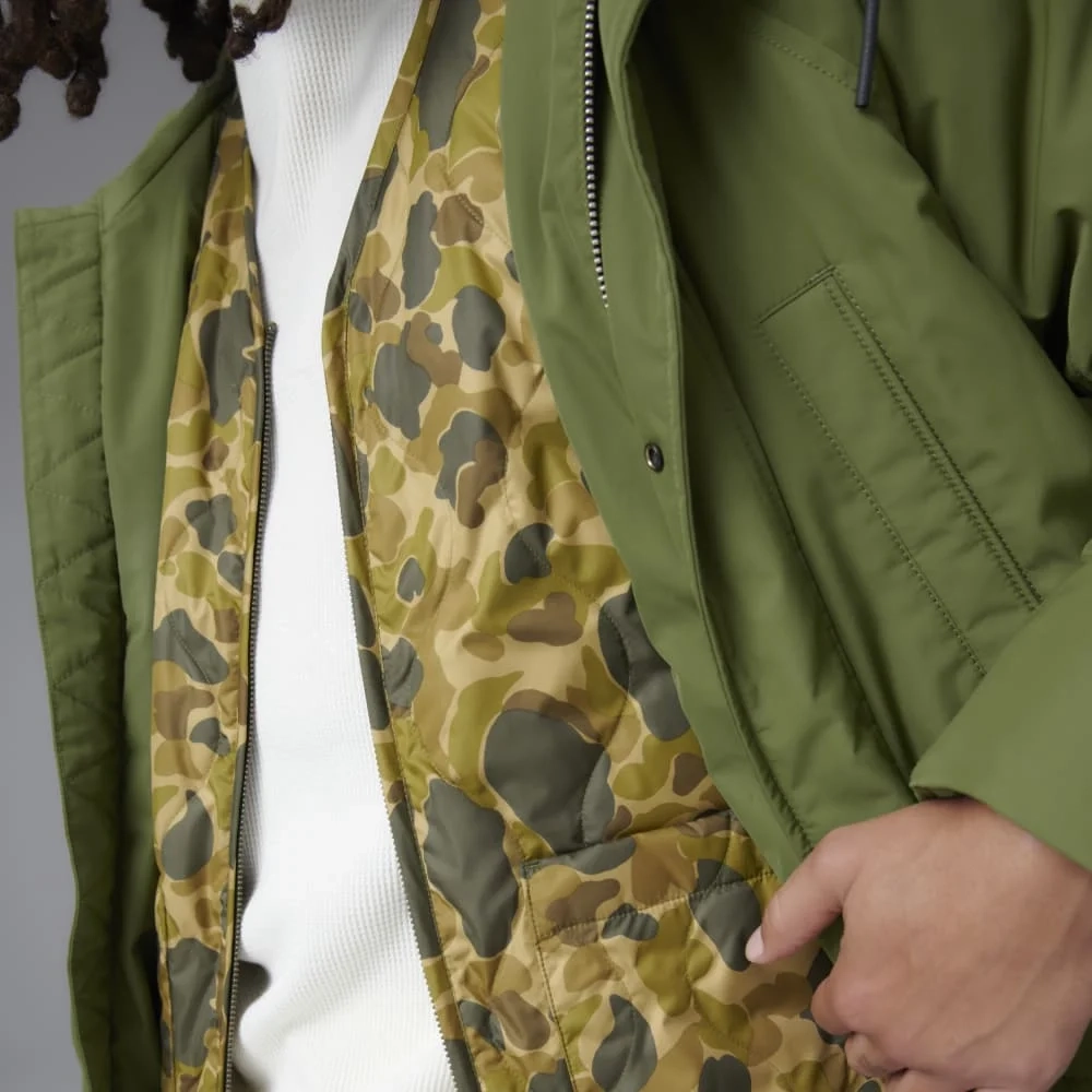 The ReNew Long Parka | Moss (2)