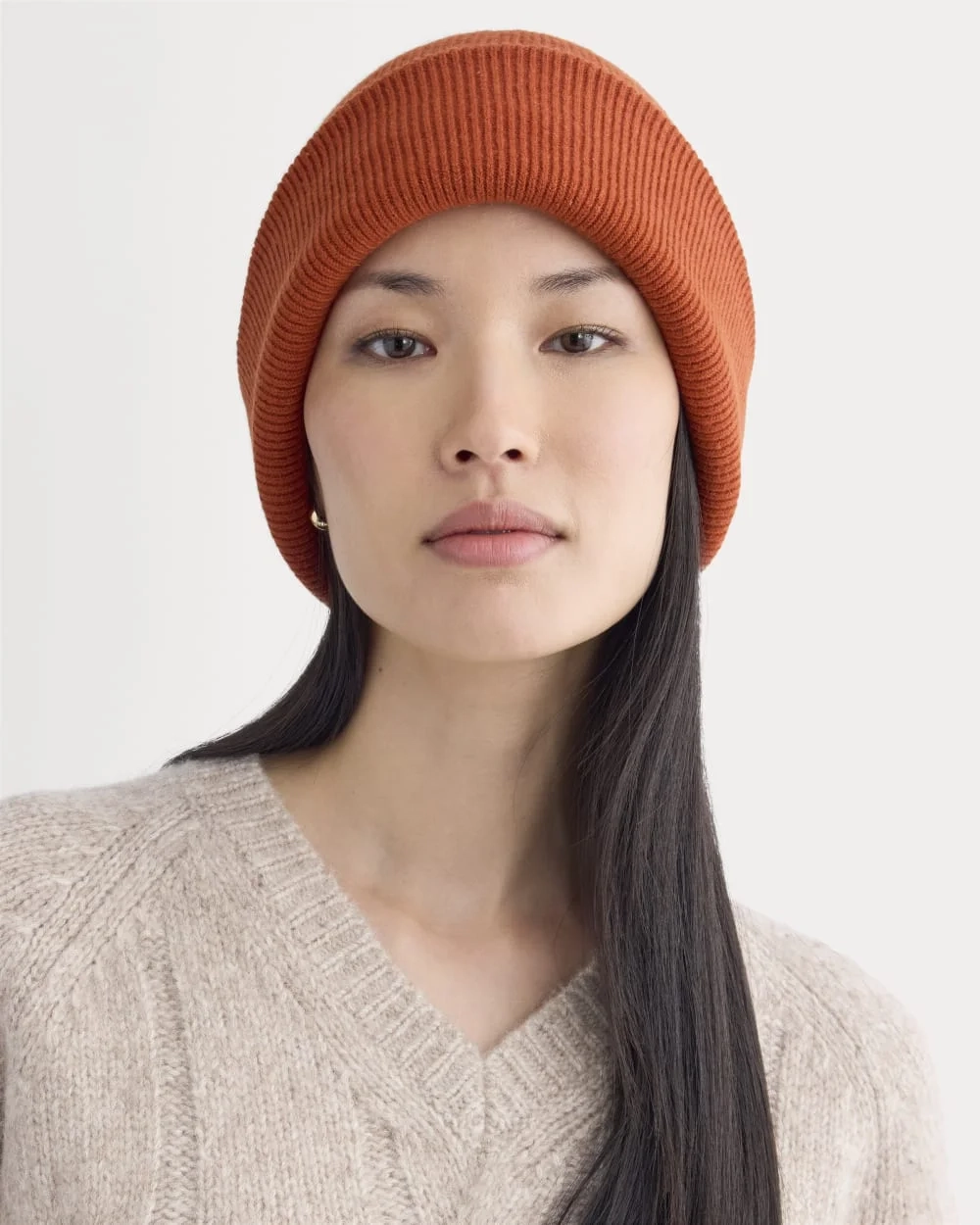 The Cabin Beanie | Rust (2)